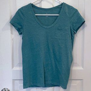 Caslon t-shirt, gorgeous turquoise color!